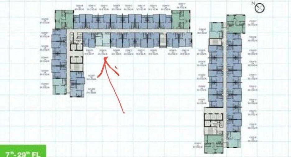 For sale 1 bed condo in Watthana, Bangkok
