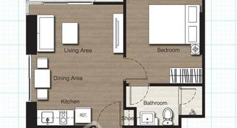 For sale 1 bed condo in Watthana, Bangkok