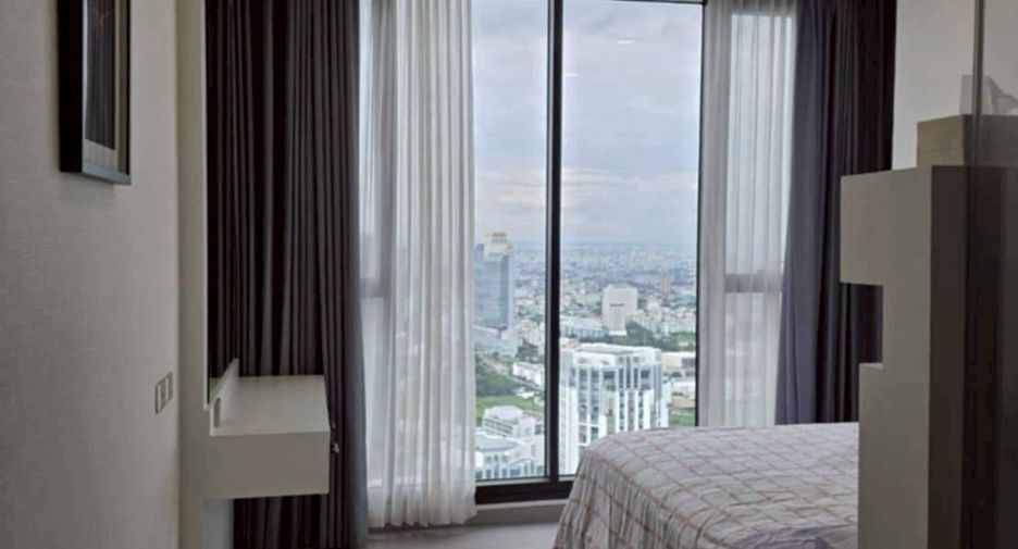 For rent 2 bedrooms condo in Huai Khwang, Bangkok