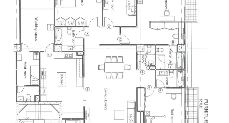 Apartment zur Miete mit 4 Zimmer in Watthana, Bangkok