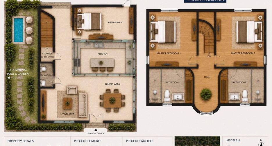 À vendre 3 chambres villa à Hua Hin, Prachuap Khiri Khan