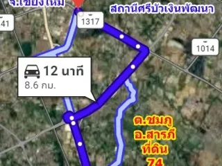 For sale land in Saraphi, Chiang Mai
