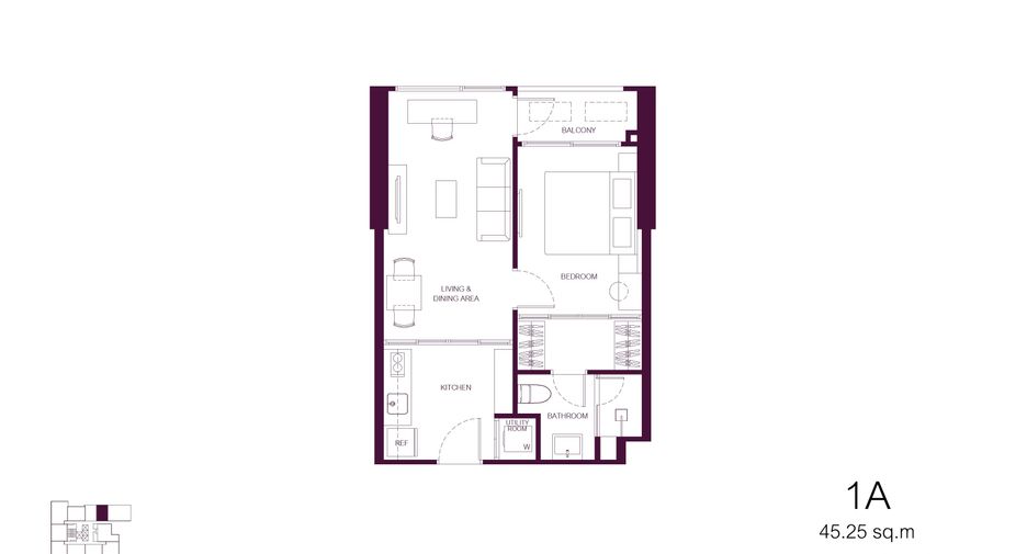 For sale 1 bed condo in Sathon, Bangkok