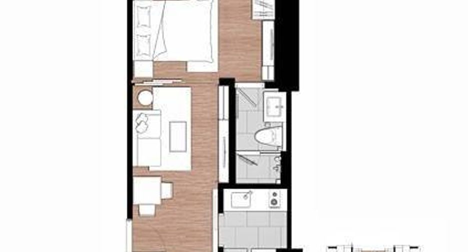 For sale 1 bed condo in Huai Khwang, Bangkok