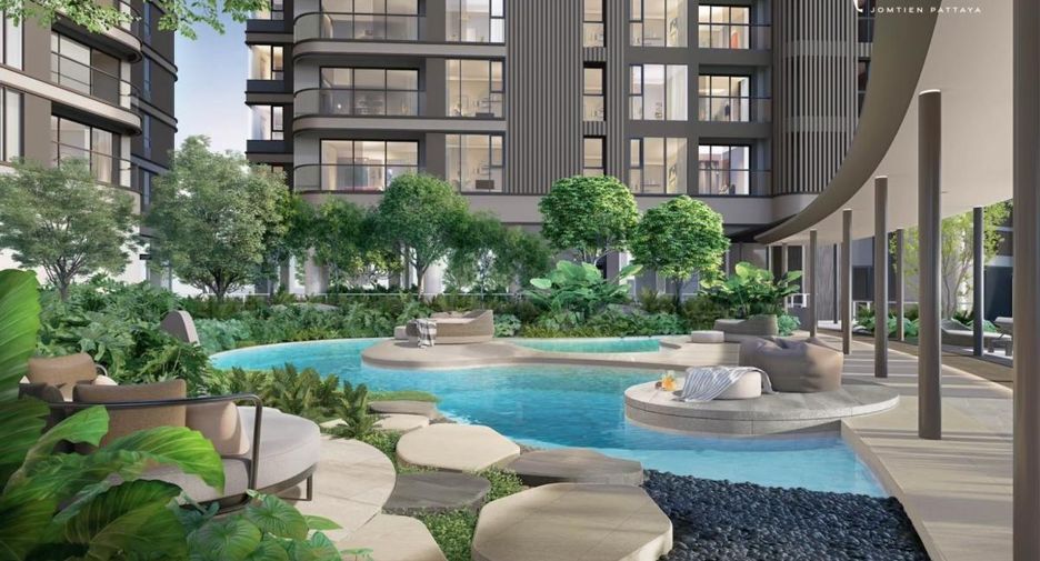 À vendre 2 chambres condo à Jomtien, Pattaya