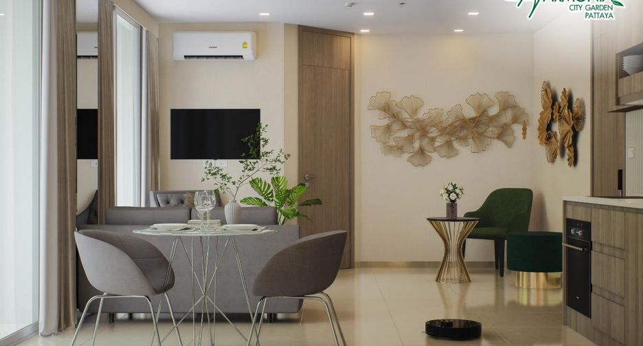 À vendre 2 chambres condo à Bang Lamung, Chonburi