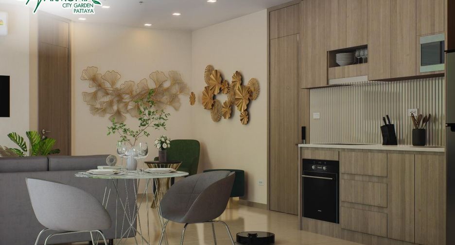 À vendre 2 chambres condo à Bang Lamung, Chonburi