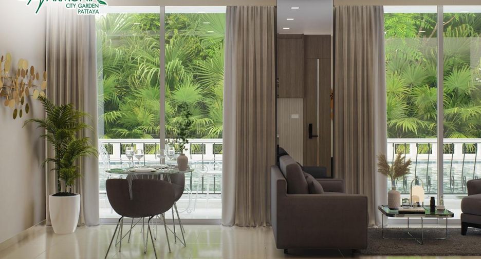 À vendre 2 chambres condo à Bang Lamung, Chonburi