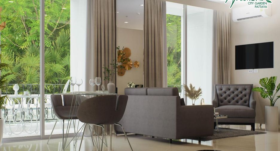 À vendre 2 chambres condo à Bang Lamung, Chonburi