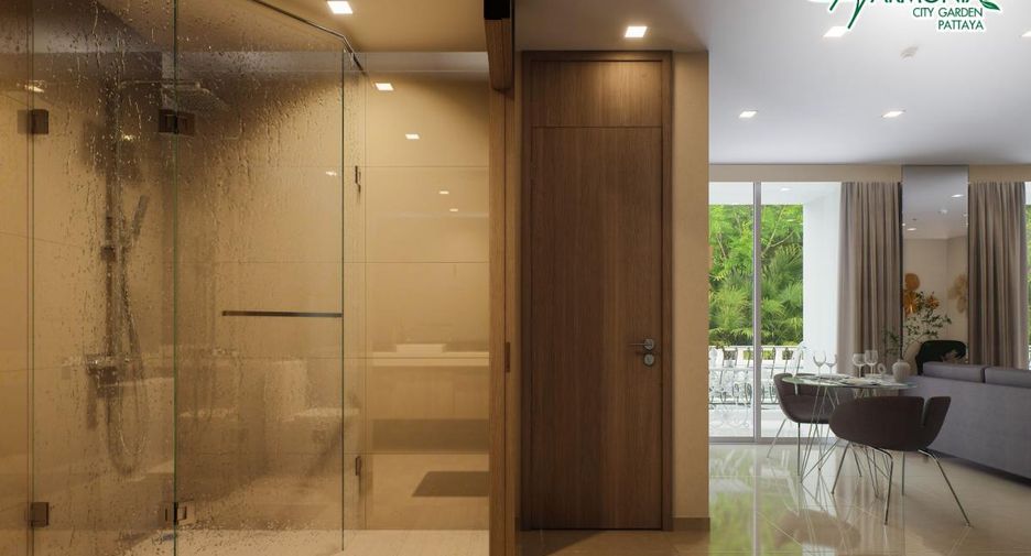 À vendre 2 chambres condo à Bang Lamung, Chonburi