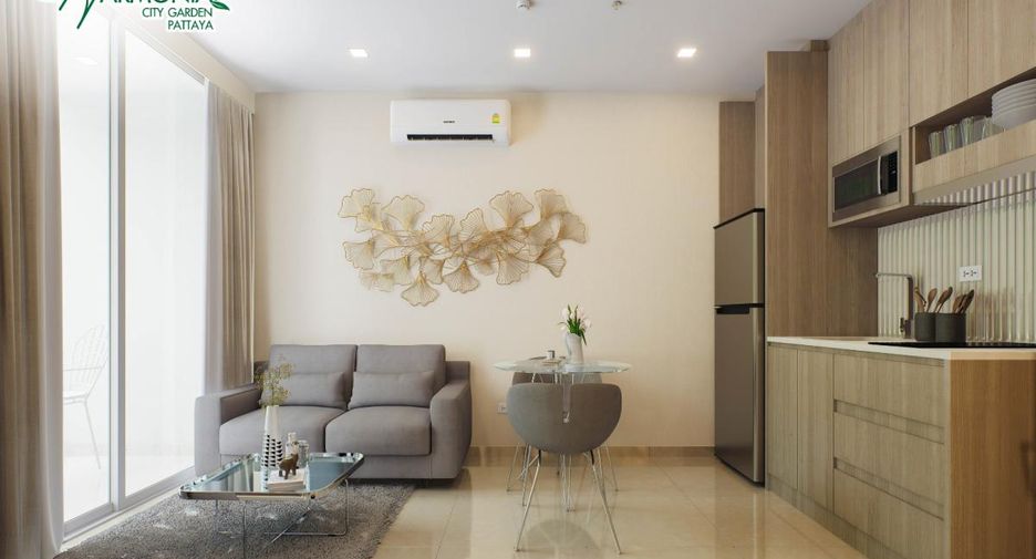 À vendre 1 chambre condo à Bang Lamung, Chonburi