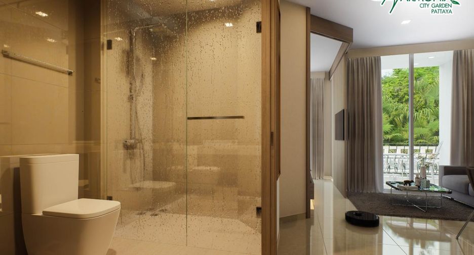 À vendre 1 chambre condo à Bang Lamung, Chonburi