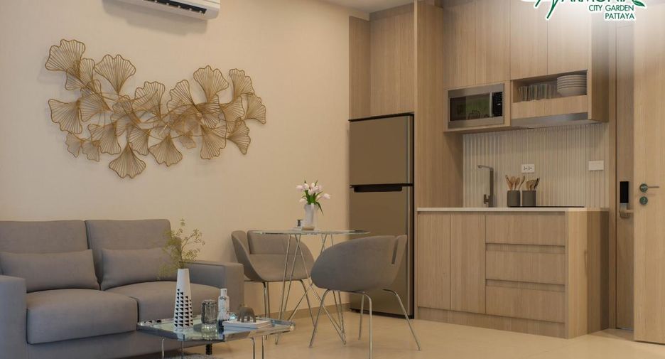 À vendre 1 chambre condo à Bang Lamung, Chonburi