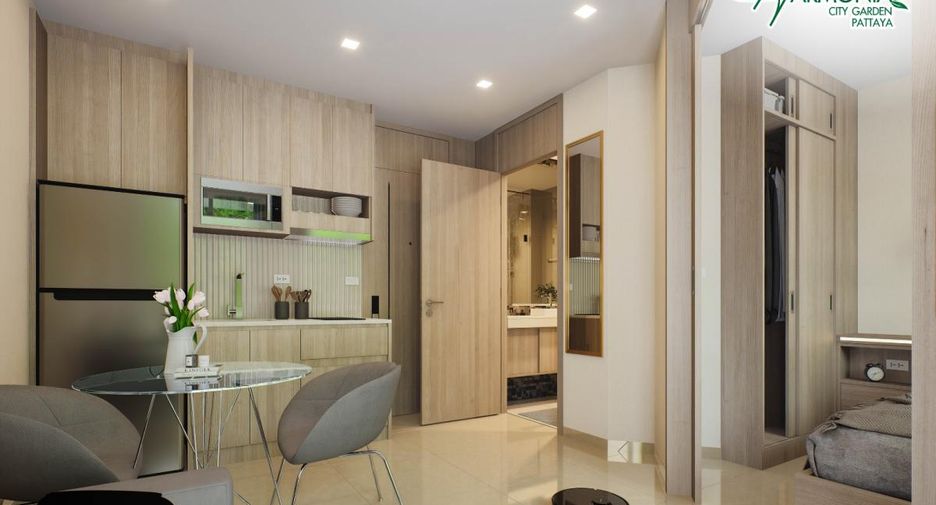 À vendre 1 chambre condo à Bang Lamung, Chonburi