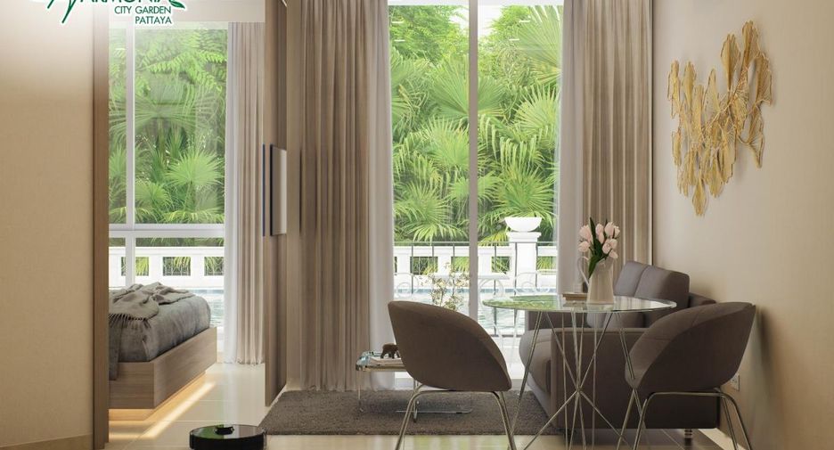 À vendre 1 chambre condo à Bang Lamung, Chonburi