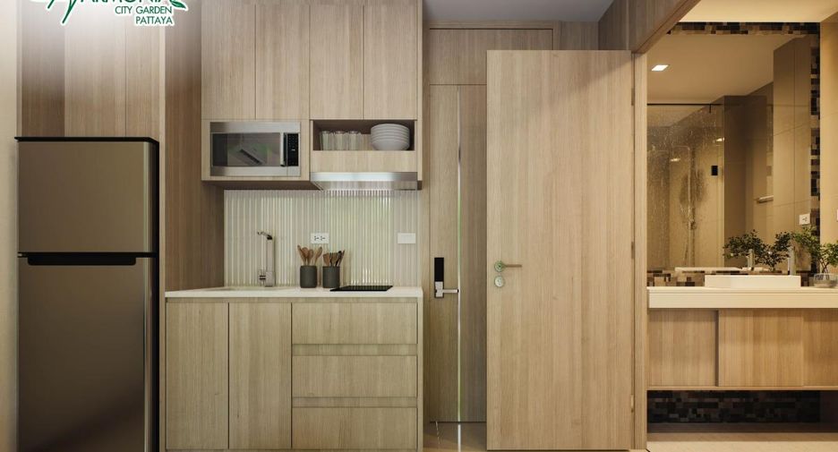 À vendre 1 chambre condo à Bang Lamung, Chonburi