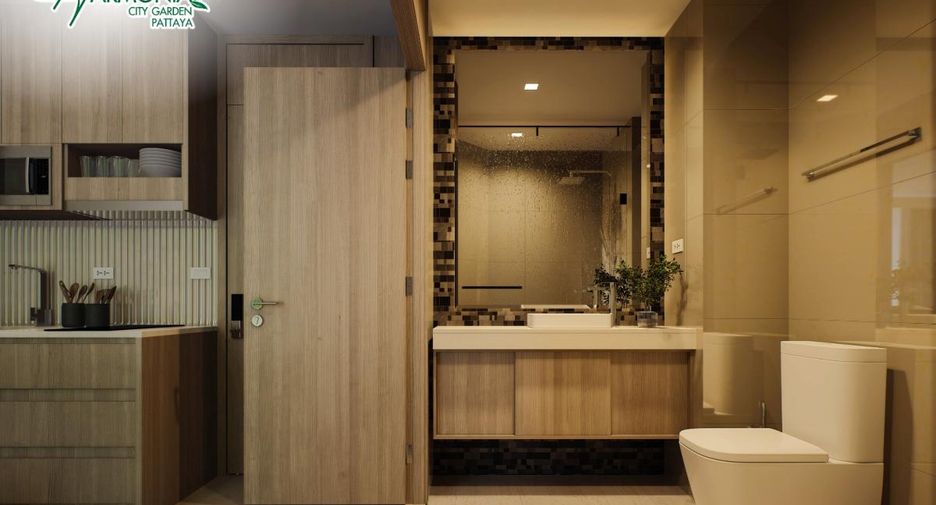 À vendre 1 chambre condo à Bang Lamung, Chonburi