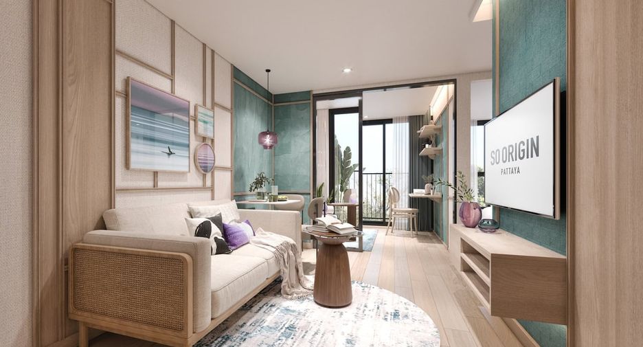 À vendre 1 chambre condo à Bang Lamung, Chonburi