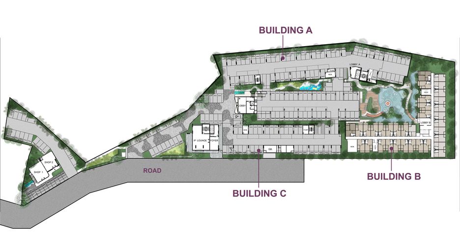 À vendre 1 chambre condo à Bang Lamung, Chonburi