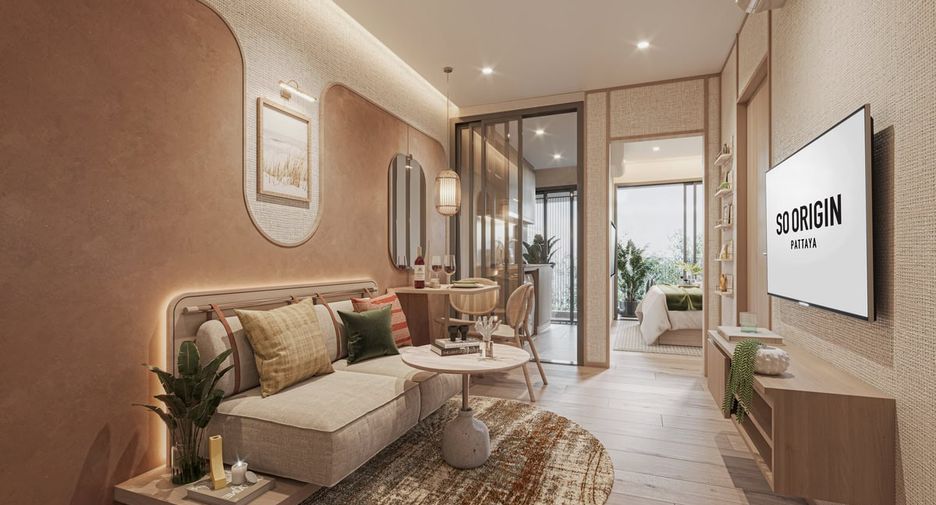 À vendre 1 chambre condo à Bang Lamung, Chonburi