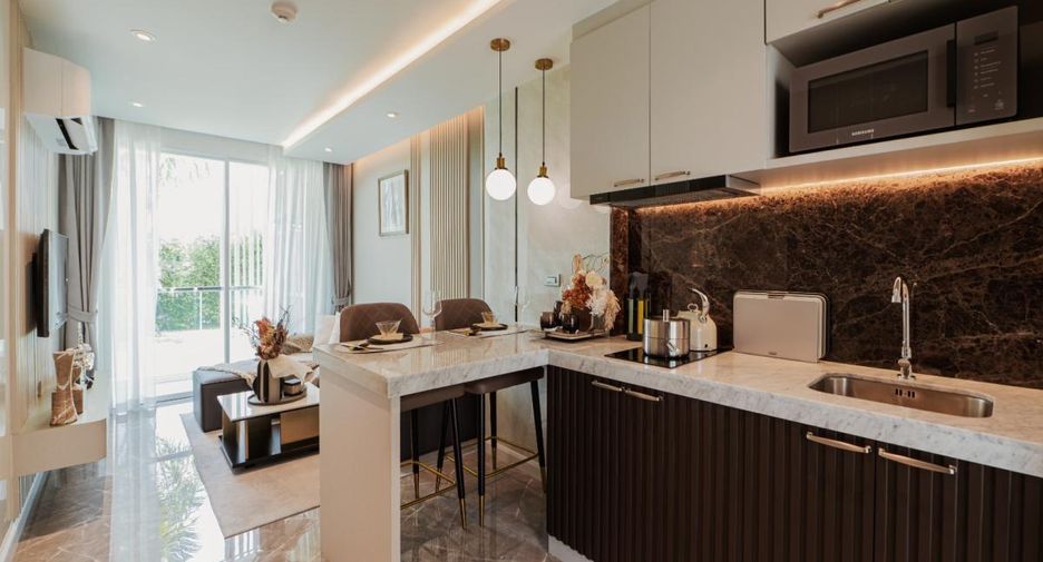 À vendre 1 chambre condo à Bang Lamung, Chonburi