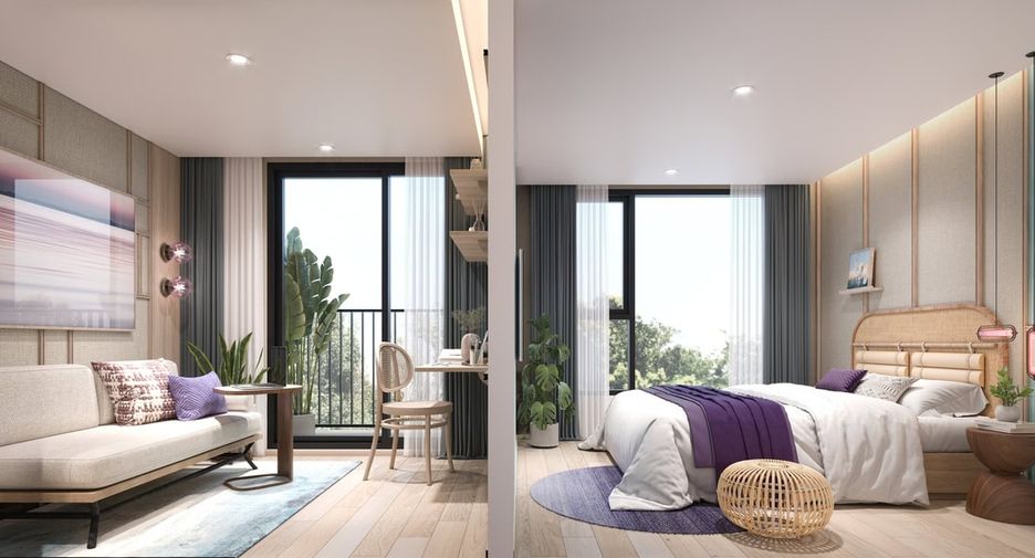 À vendre 1 chambre condo à Bang Lamung, Chonburi