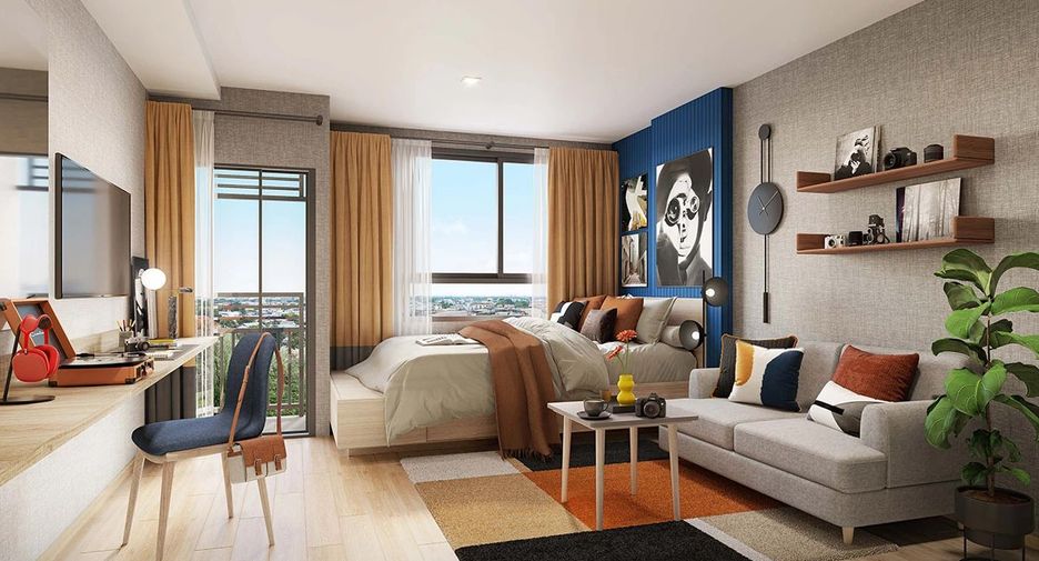 Wohnung zum Kauf mit 1 Zimmer in Mueang Samut Prakan, Samut Prakan