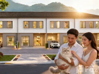Reihenhaus zur Miete mit 3 Zimmer in Mueang Chon Buri, Chonburi