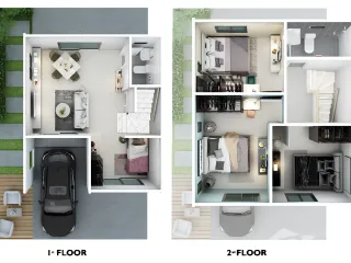 Reihenhaus zur Miete mit 3 Zimmer in Mueang Chon Buri, Chonburi