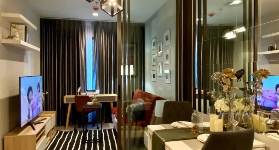 For rent 1 bed condo in Huai Khwang, Bangkok