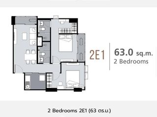 Condo en venta de 2 habitaciones en Phasi Charoen, Bangkok