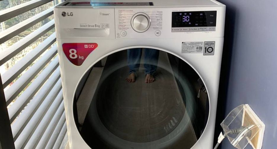 Wohnung zur Miete mit 1 Zimmer in Huai Khwang, Bangkok