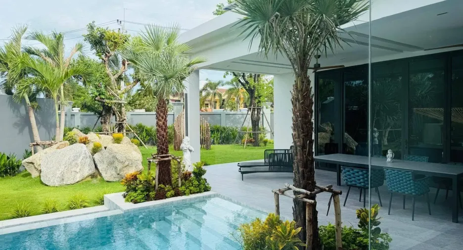 For rent 3 bedrooms villa in Pran Buri, Prachuap Khiri Khan