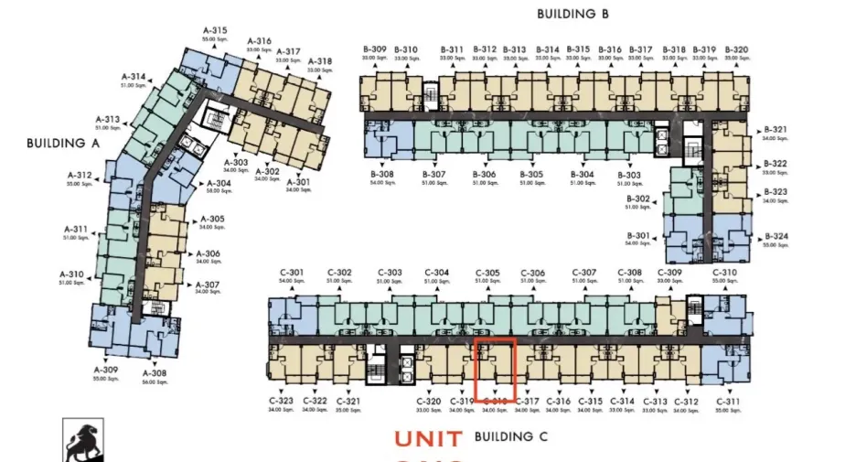 Wohnung zum Kauf mit 1 Zimmer in Jomtien, Pattaya