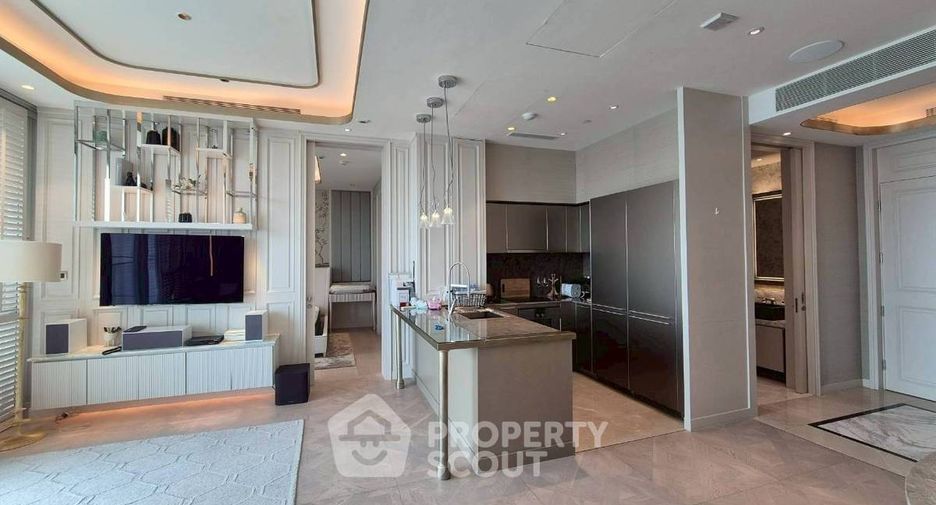 For rent 2 bedrooms condo in Khlong San, Bangkok