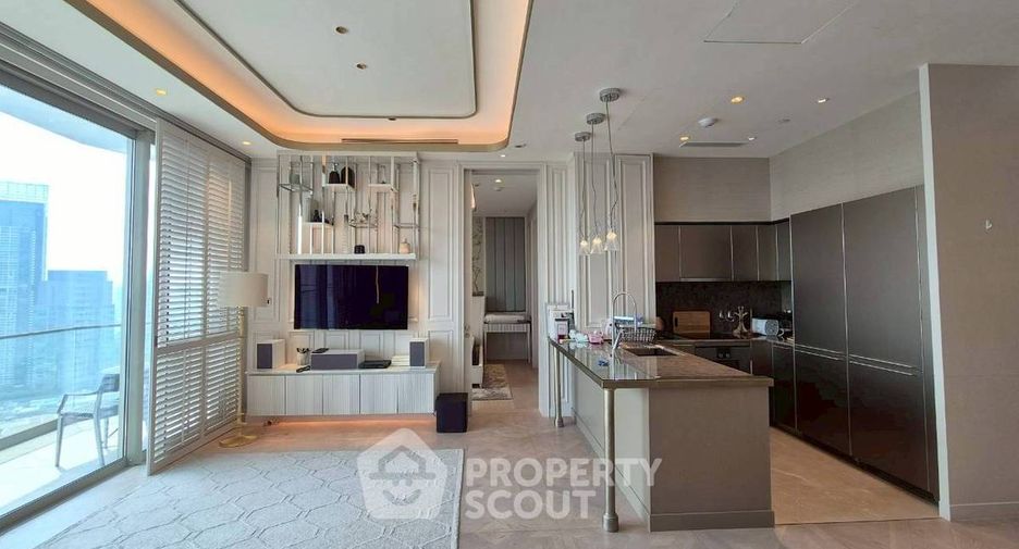 For rent 2 bedrooms condo in Khlong San, Bangkok