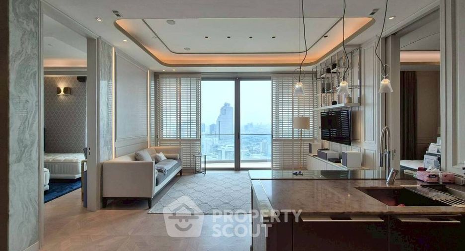 For rent 2 bedrooms condo in Khlong San, Bangkok