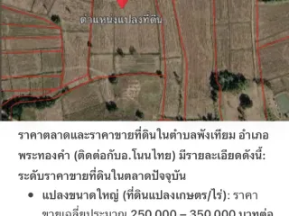 For sale land in Non Thai, Nakhon Ratchasima