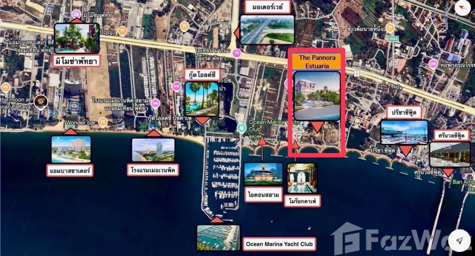 Аренда 1 кровать кондо в Na Jomtien, Паттайя