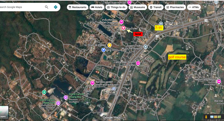 For sale land in Hang Dong, Chiang Mai