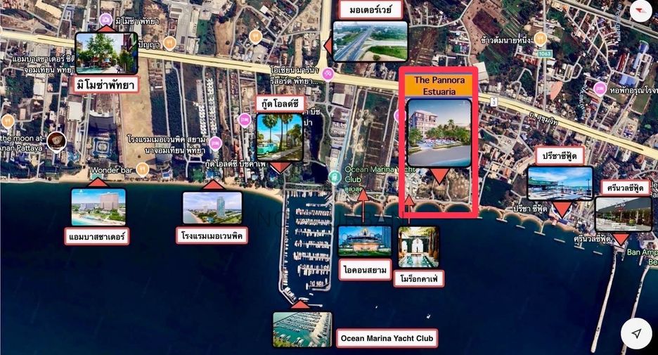 Condo en alquiler de 1 habitaciones en Na Jomtien, Pattaya