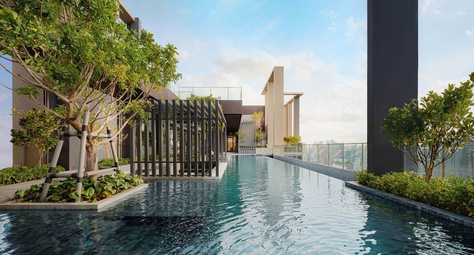 Wohnung zur Miete mit 1 Zimmer in Huai Khwang, Bangkok