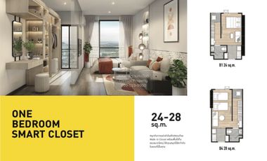 For sale 1 bed condo in Mueang Chon Buri, Chonburi