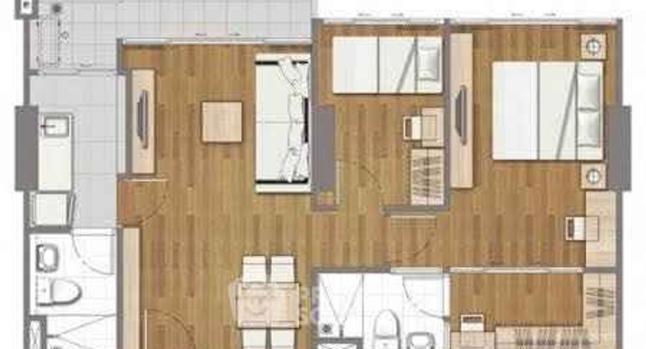 Wohnung zur Miete mit 2 Zimmer in Bang Sue, Bangkok