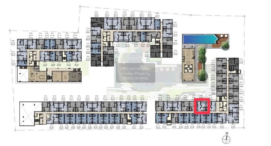 For rent 2 bedrooms condo in Lat Phrao, Bangkok