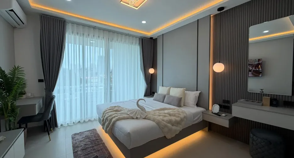 Wohnung zum Kauf mit Studio in Bang Lamung, Chonburi