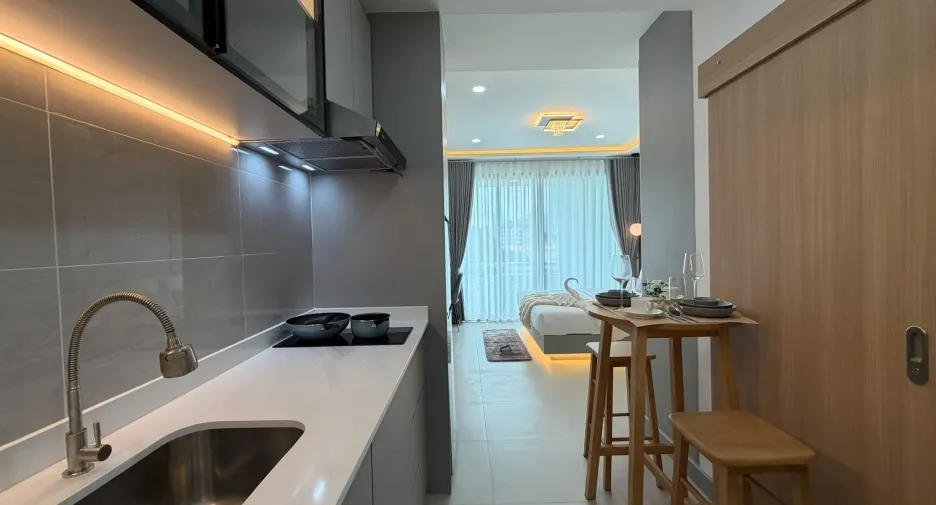 Wohnung zum Kauf mit Studio in Bang Lamung, Chonburi