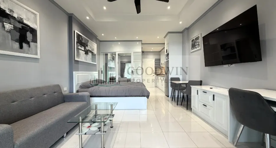 À louer et à vendre studio condo à Jomtien, Pattaya