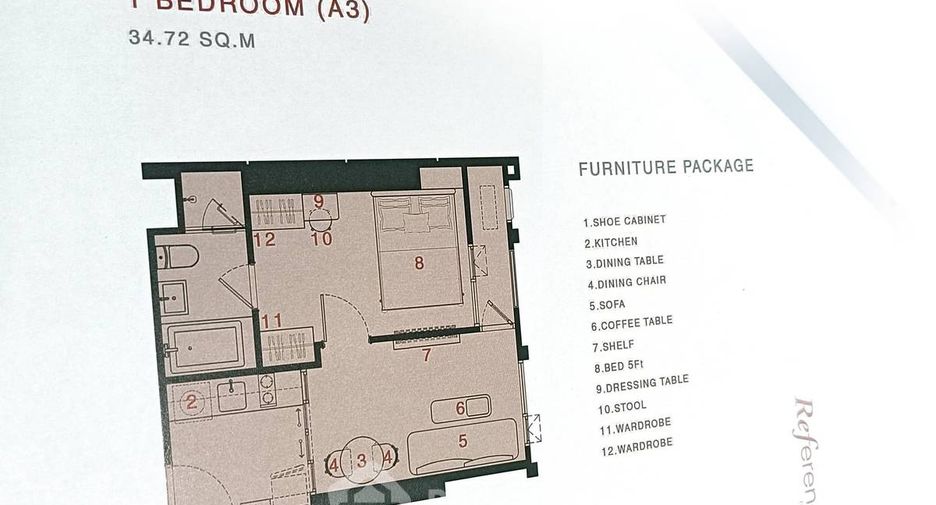 Продажа 1 кровать кондо в Щаттхана, Бангкок