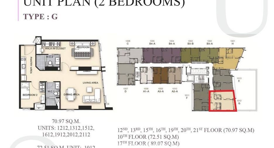 Wohnung zum Kauf mit 2 Zimmer in Watthana, Bangkok